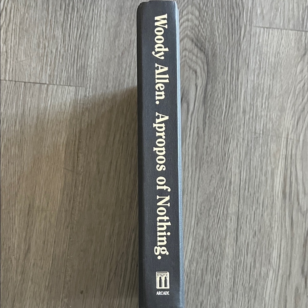 Woody Allen Hardcover Book Apropos of nothing
